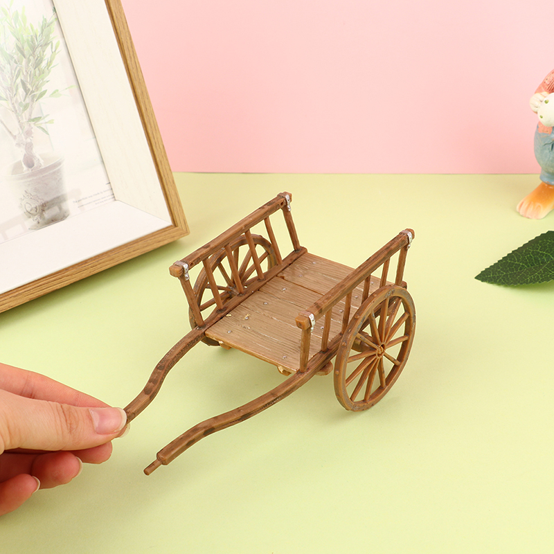 Kids Outdoor Doll House - 1PCS Puppenhaus Miniatur Simulation Montiert Warenkorb