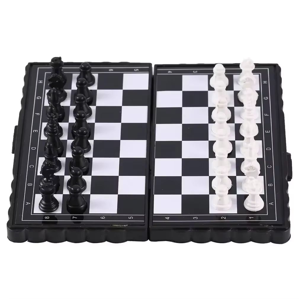 Outdoor Games For Kids - 1 Stück Mini Magnetisches Schachspiel Faltbares