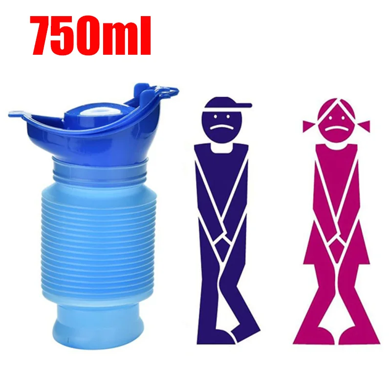 Kids Outdoor Urinal - 750 ml Erwachsene Urinal Tragbare Schrumpfbare