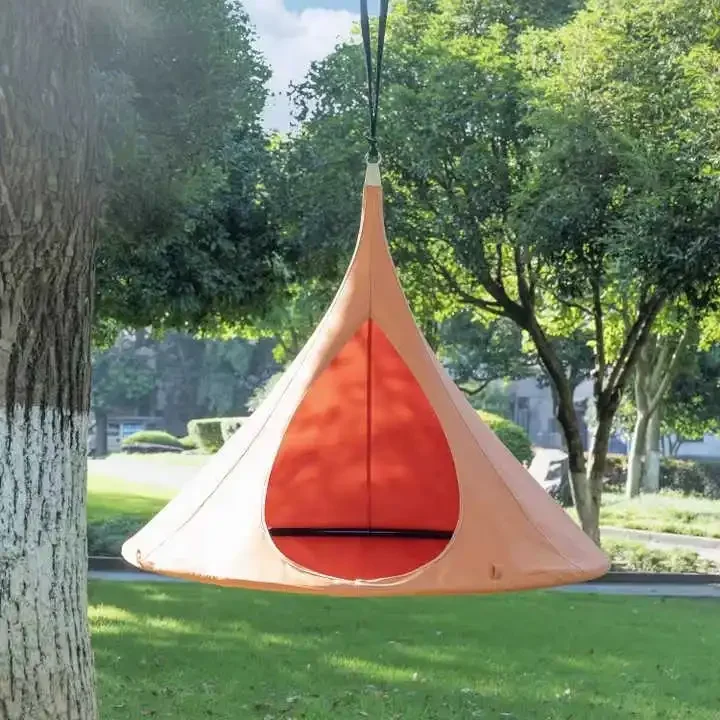 Kids Outdoor Nest Swing - Hängesitz-Nest für drinnen und draußen, runder