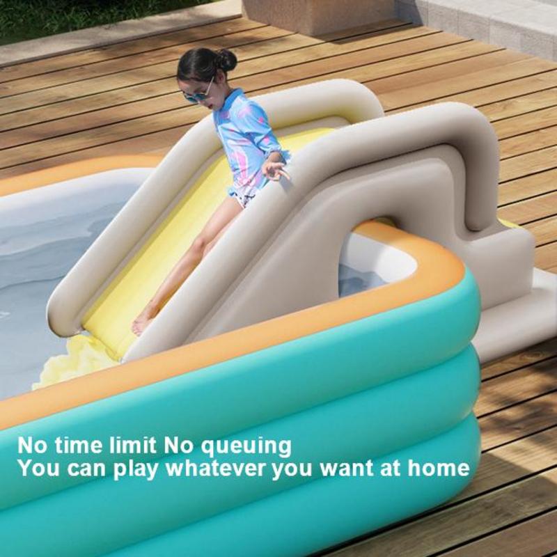 Kids Outdoor Inflatable Water Slide - Aufblasbare Wasser rutsche Kinder schwimmen Wasserspiel