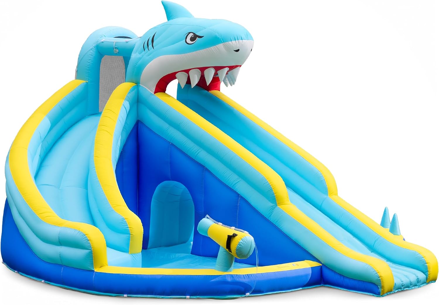 Kids Outdoor Inflatable Water Slide - Aufblasbare Wasserrutsche mit Hüpfburg für Kinder