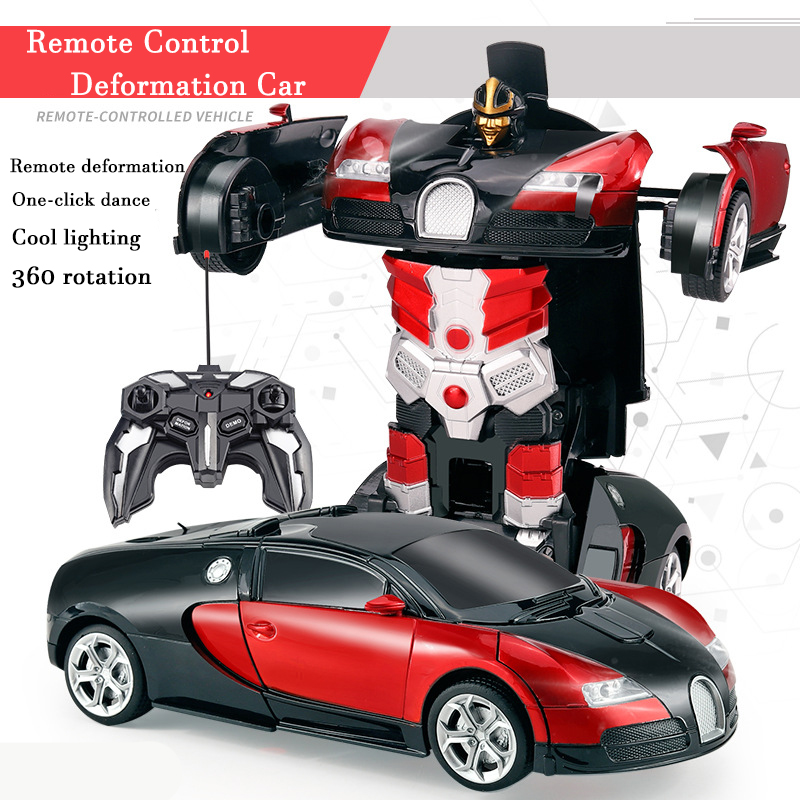 Kids Outdoor Car - 2in1 Elektrische RC Auto Transformation Roboter
