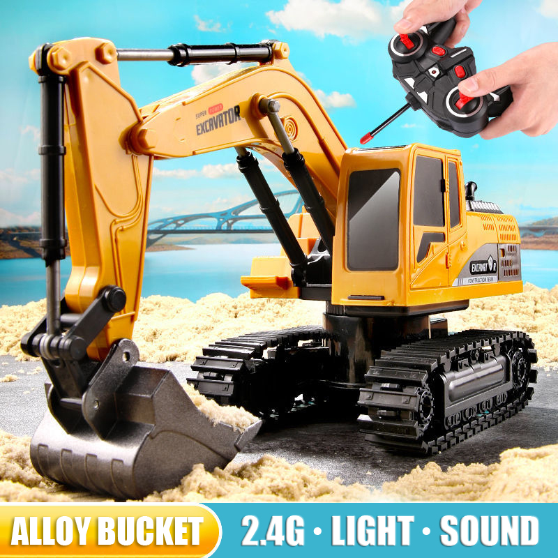 Kids Outdoor Excavator - RC Bagger 2,4 GHz 6 Kanal