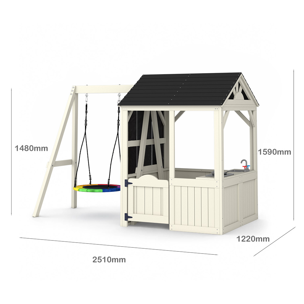 Gartenmöbel für Kinder: Spielh – Kids Outdoor Wooden Playset Bewertung und Preis