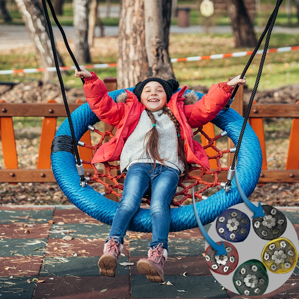 Blau/Rote Spielplatz-Nestschau – Kids Outdoor Nest Swing Bewertung und Preis