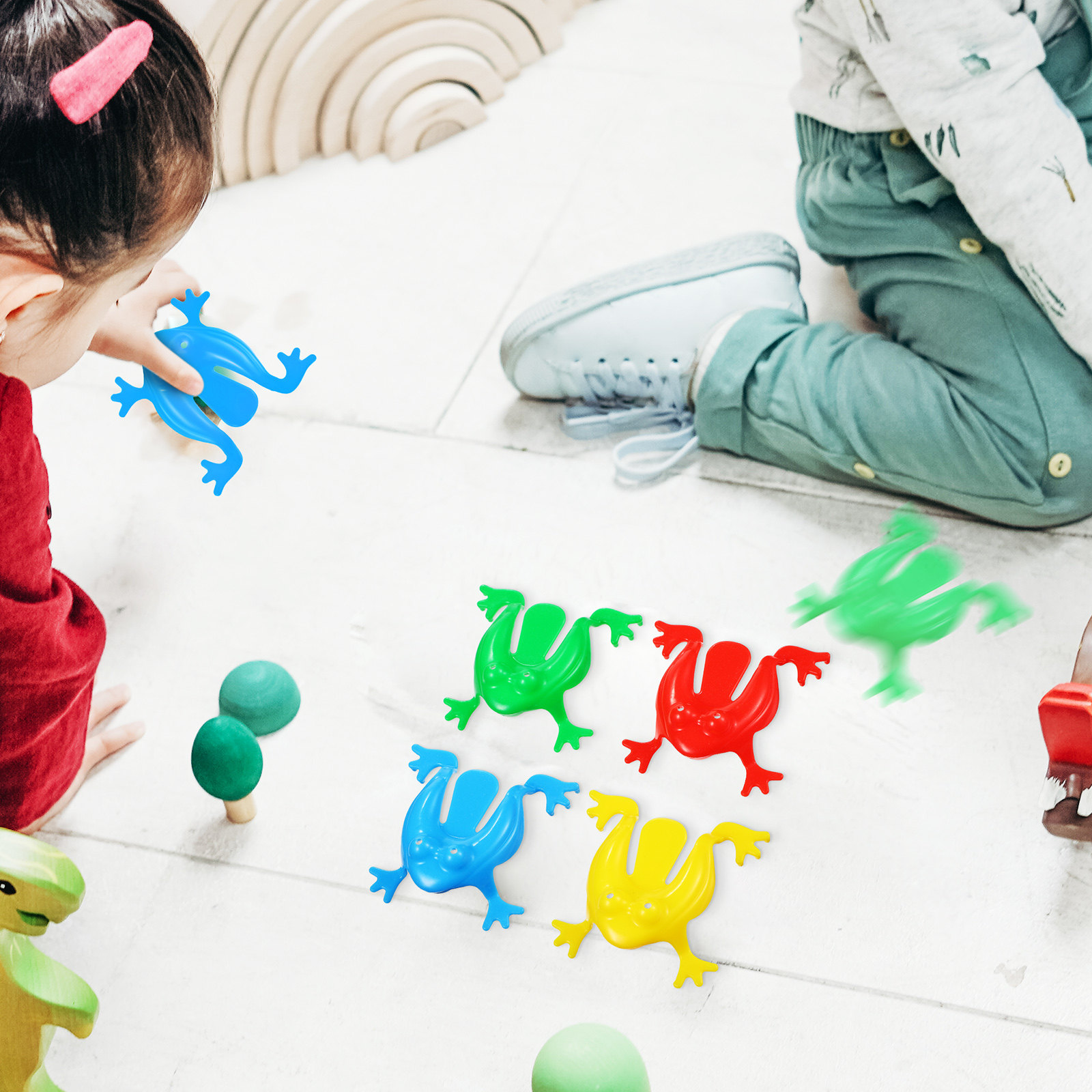 16 Stück springende Frösche in – Kids Outdoor Jumping Toys Bewertung und Preis
