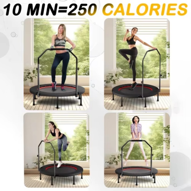 Faltbares Trampolin mit Griff, – Mini Trampoline Spring Bewertung und Preis