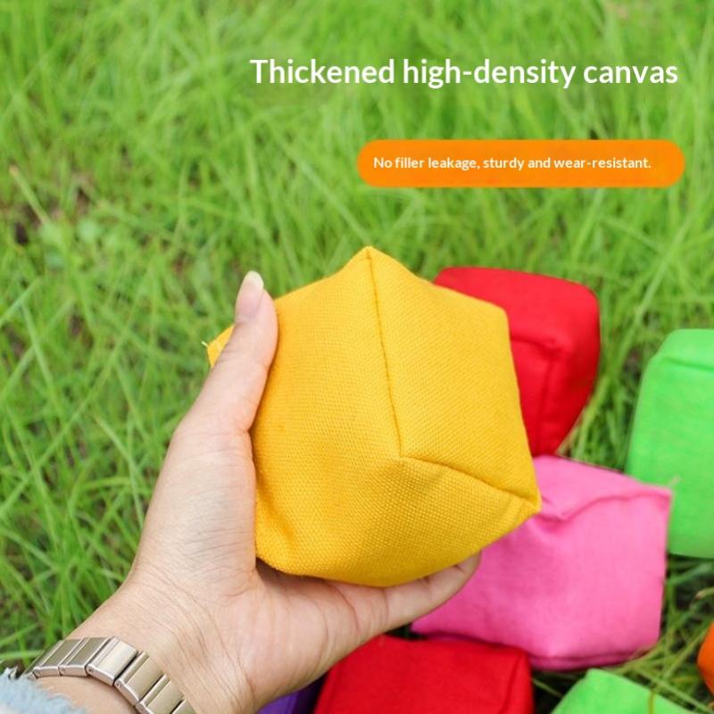 Bunte Mini-Stoff-Bohnensäcke,  – Kids Outdoor Bean Bag Bewertung und Preis