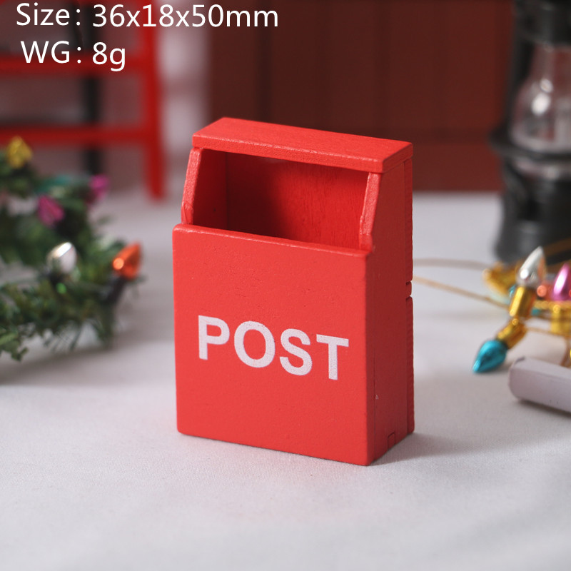5 Stück 1:12 Puppenhaus rot PO – Kids Outdoor Doll House Bewertung und Preis