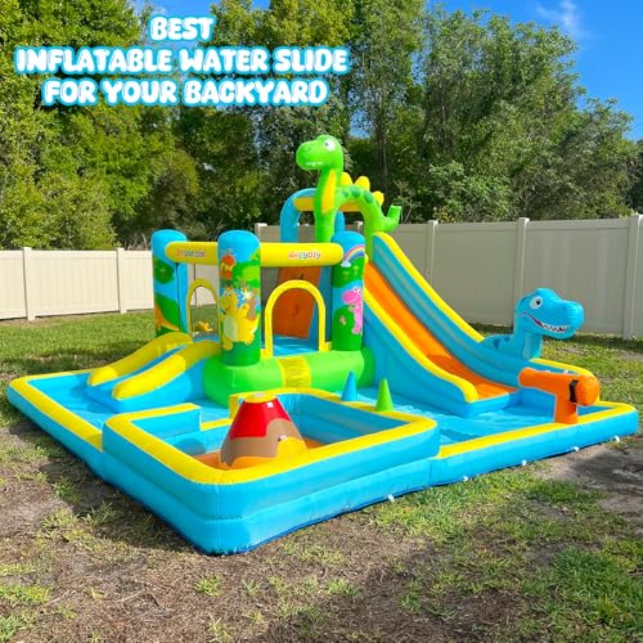 Aufblasbare Wasserrutsche für  – Kids Outdoor Inflatable Water Slide Bewertung und Preis