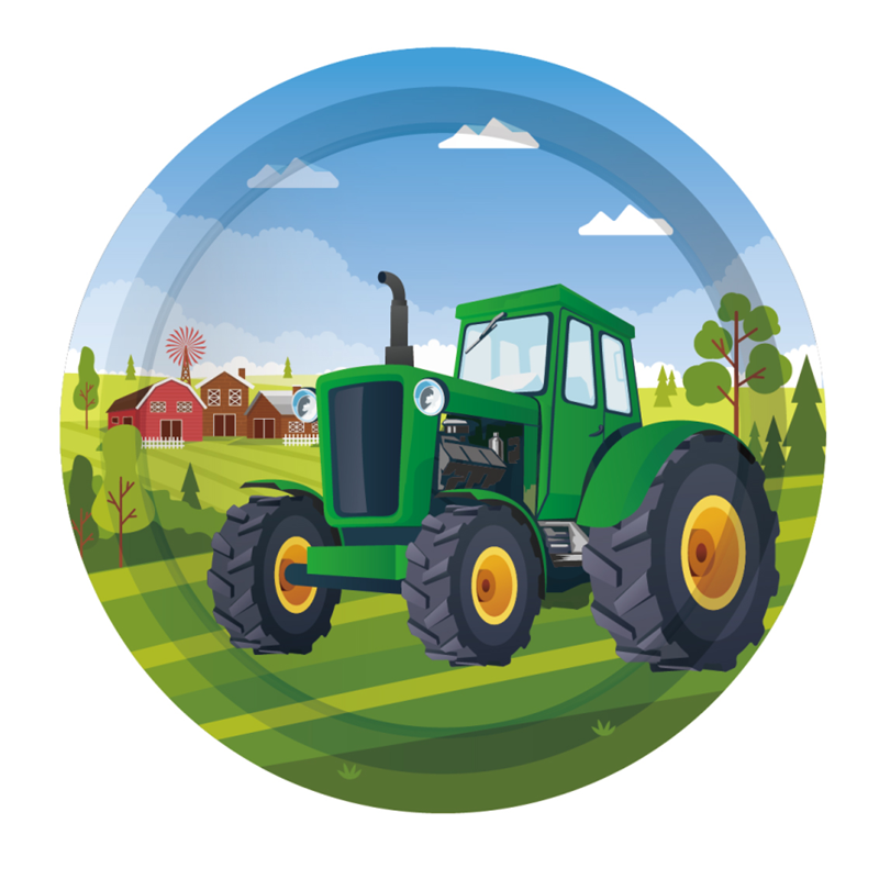 Grünes Bauernhof-Traktor-Thema – Kids Outdoor Excavator Bewertung und Preis