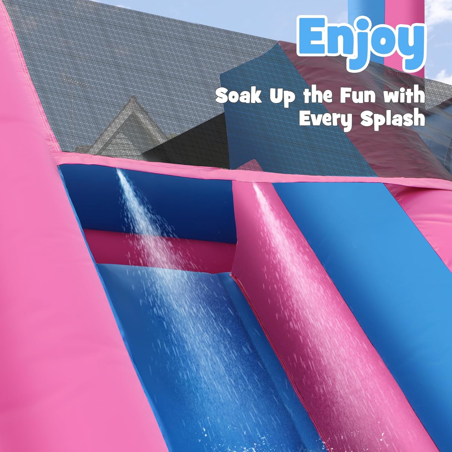 8m Robuste Aufblasbare Wasserr – Kids Outdoor Inflatable Water Slide Bewertung und Preis