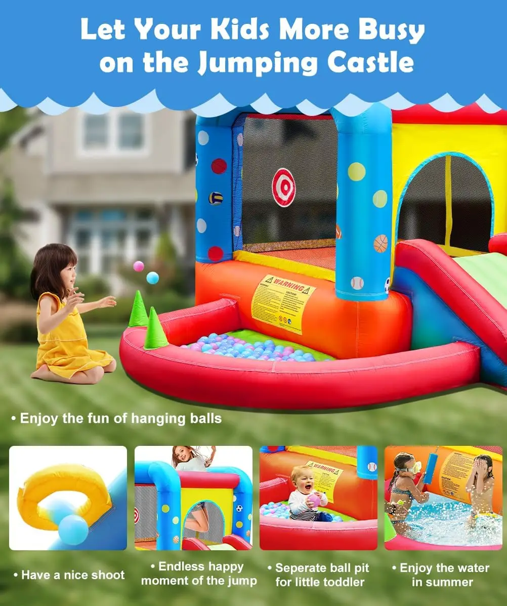 Step4Fun Aufblasbares Hüpfhaus – Kids Outdoor Inflatable Water Slide Bewertung und Preis