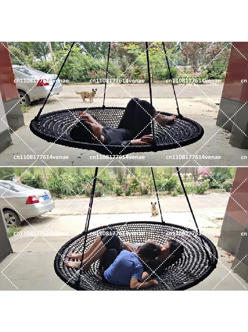 Runde Outdoor-Scheibenschaukel – Kids Outdoor Nest Swing Bewertung und Preis