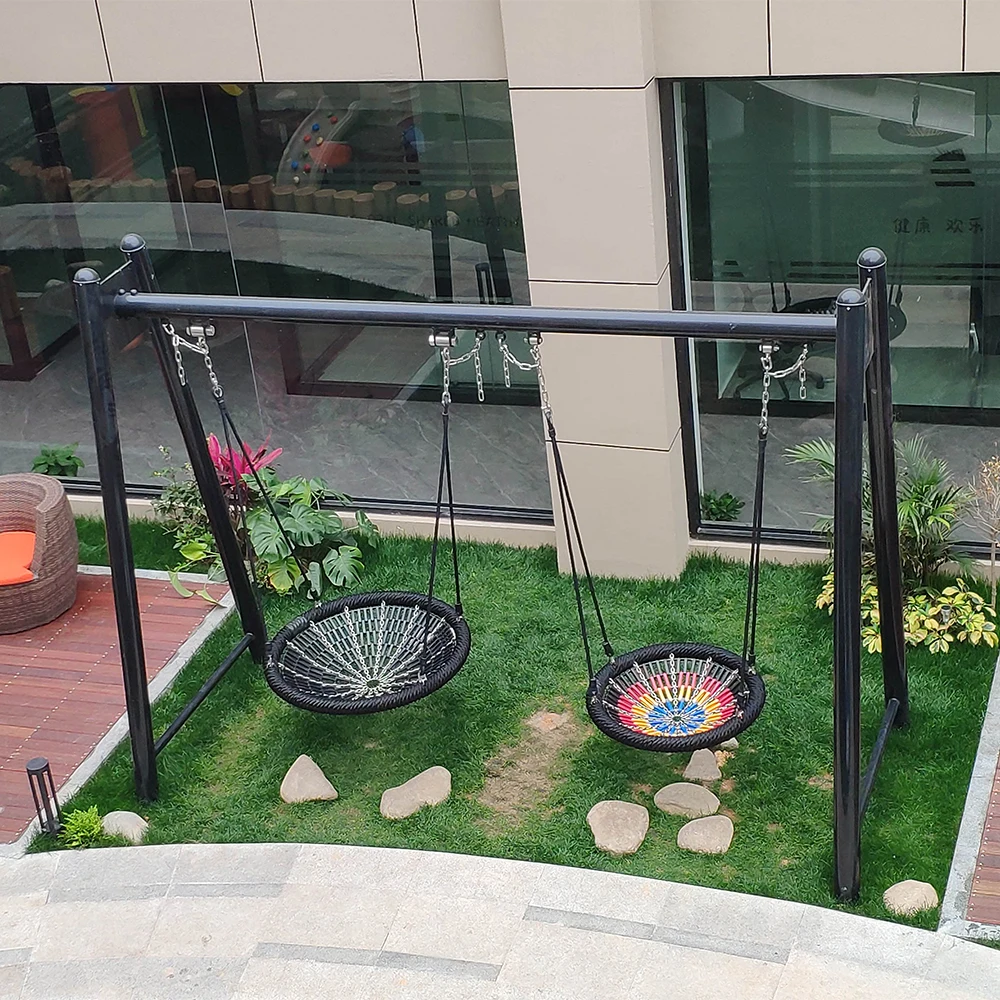 Hochwertige Runde Kinder-Doppe – Kids Outdoor Nest Swing Bewertung und Preis