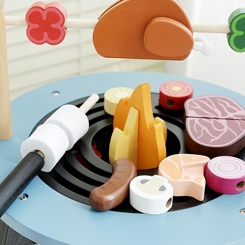 Grill-Spielset aus Holz für Ki – Kids Outdoor Wooden Playset Bewertung und Preis