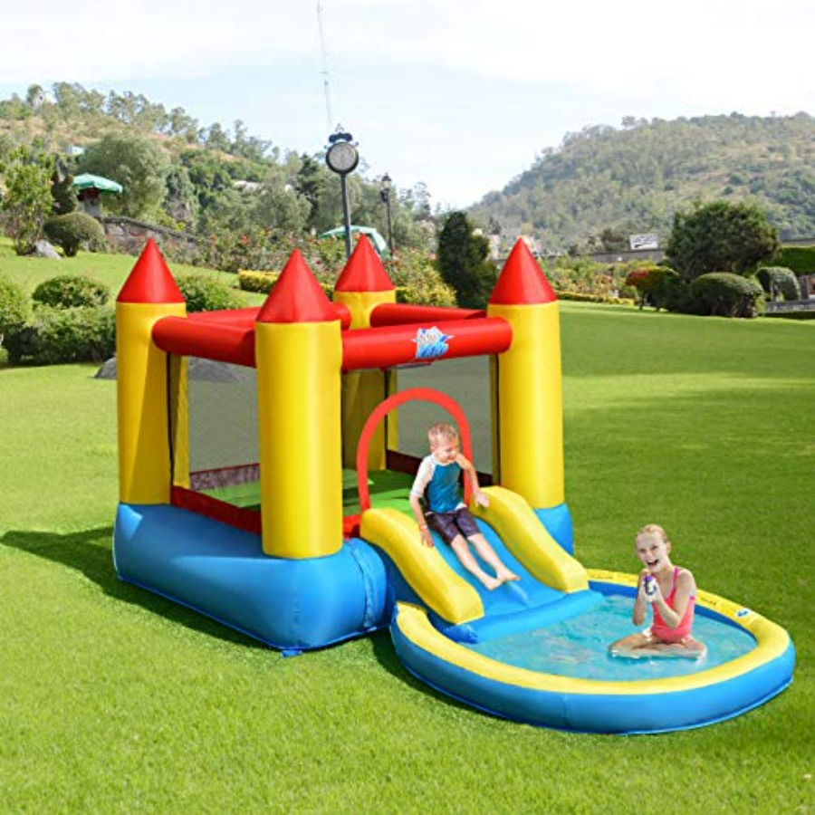 Aufblasbare Hüpfburg für den G – Kids Outdoor Inflatable Water Slide Bewertung und Preis