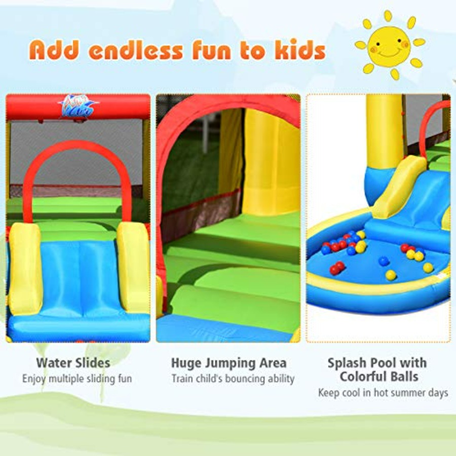 Aufblasbare Hüpfburg für den G – Kids Outdoor Inflatable Water Slide Bewertung und Preis