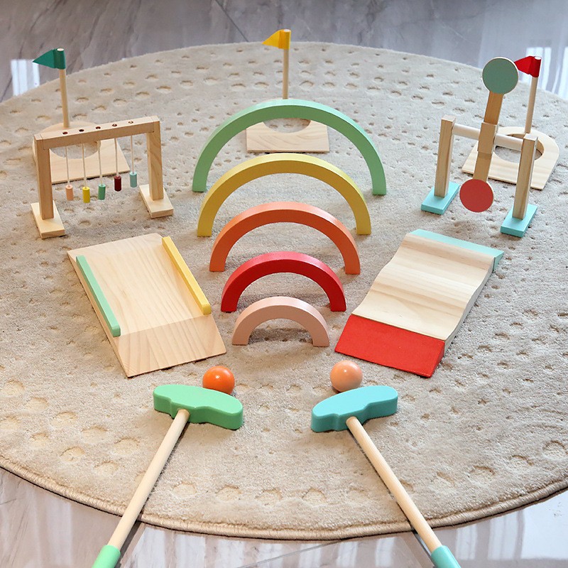 Kinder-Golfball-Set, Holz-Golf – Kids Outdoor Wooden Playset Bewertung und Preis
