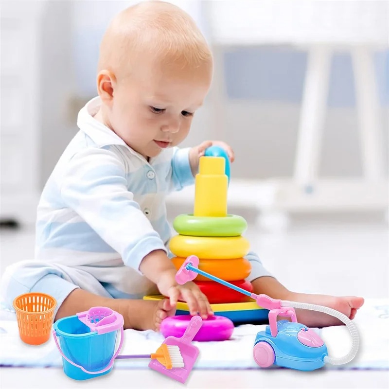 9-teiliges Mini-Reinigungsspie – Kids Outdoor Broom Bewertung und Preis