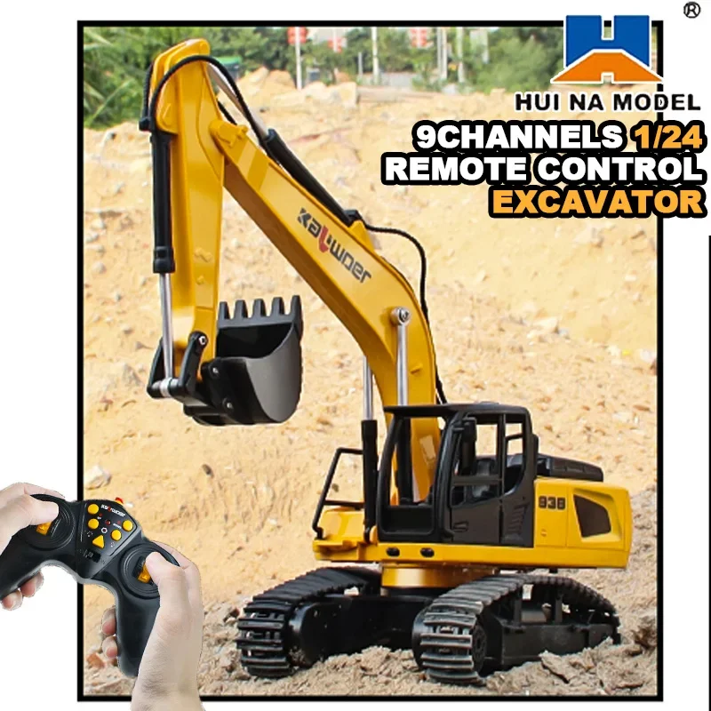 Huina Rc Bagger 1/24 9Ch Fernb – Kids Outdoor Excavator Bewertung und Preis