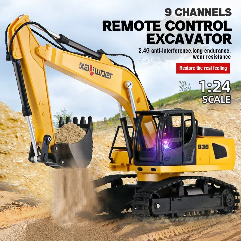 Huina Rc Bagger 1/24 9Ch Fernb – Kids Outdoor Excavator Bewertung und Preis