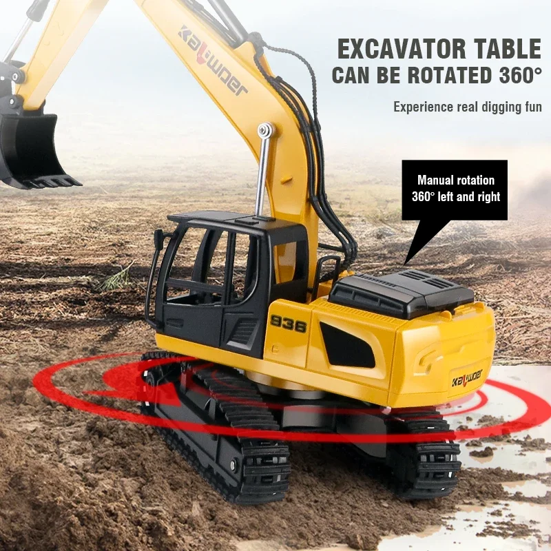 Huina Rc Bagger 1/24 9Ch Fernb – Kids Outdoor Excavator Bewertung und Preis