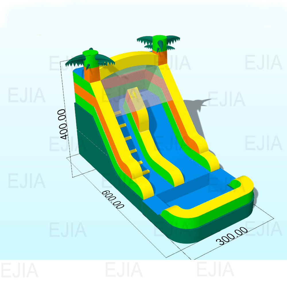 Aufblasbare Gartenrutschen mit – Kids Outdoor Inflatable Water Slide Bewertung und Preis