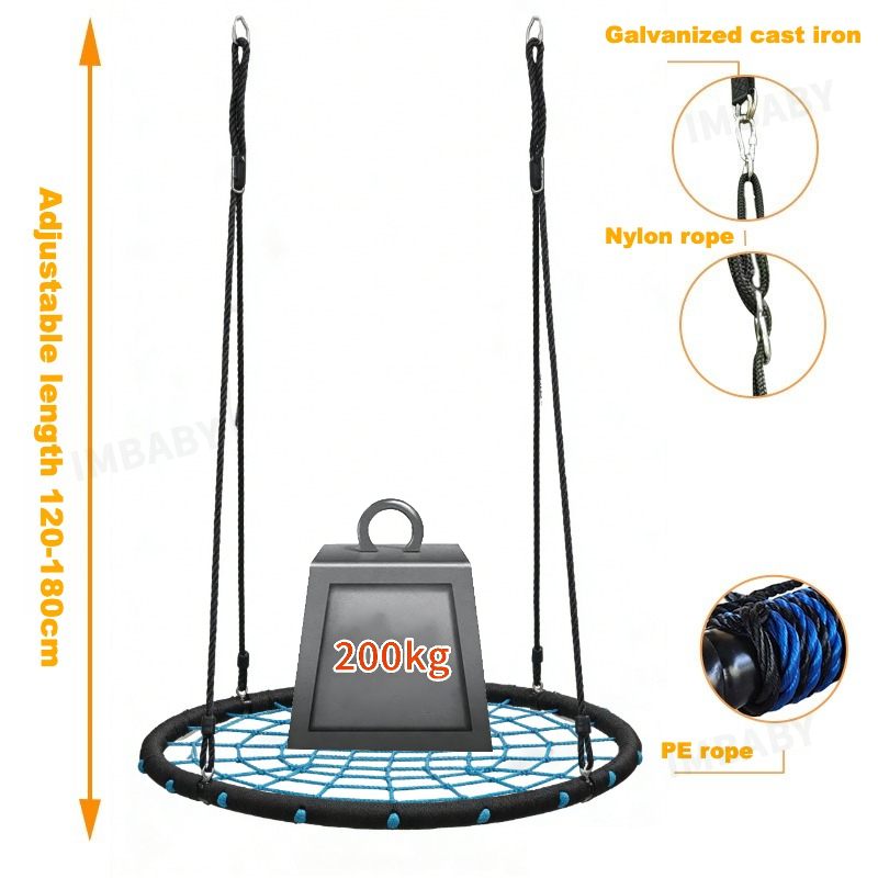 IMBABY Runde Netz-Nestschaukel – Kids Outdoor Nest Swing Bewertung und Preis