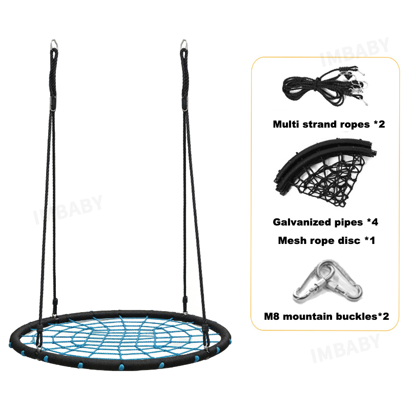 IMBABY Runde Netz-Nestschaukel – Kids Outdoor Nest Swing Bewertung und Preis