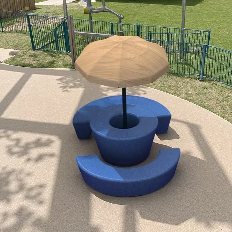 Modernes Outdoor-Rundtisch- un – Kids Outdoor Bench With Umbrella Bewertung und Preis