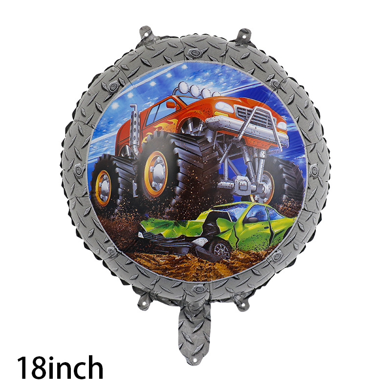 10 stücke 18 zoll Cartoon auto – Kids Outdoor Excavator Bewertung und Preis