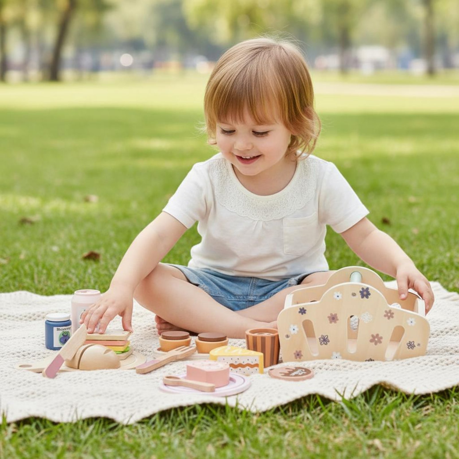 Hölzerner Outdoor-Esskorb, Spi – Kids Outdoor Wooden Playset Bewertung und Preis