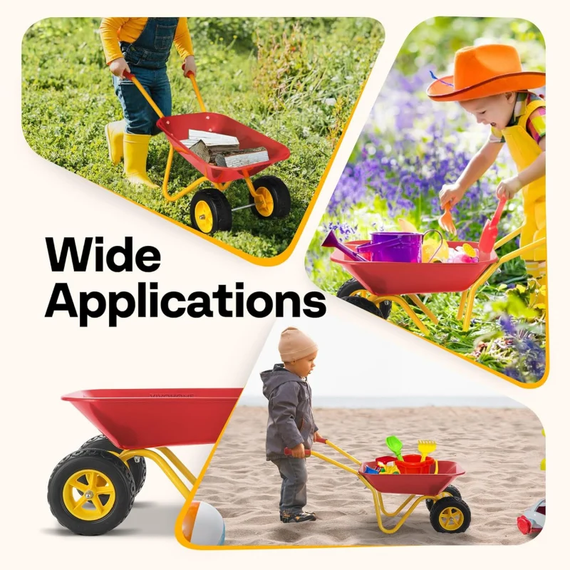 Kinder-Schubkarre mit Gartenwe – Kids Outdoor Tools Bewertung und Preis