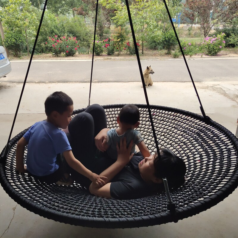 Große Runde Schaukelscheibe fü – Kids Outdoor Nest Swing Bewertung und Preis