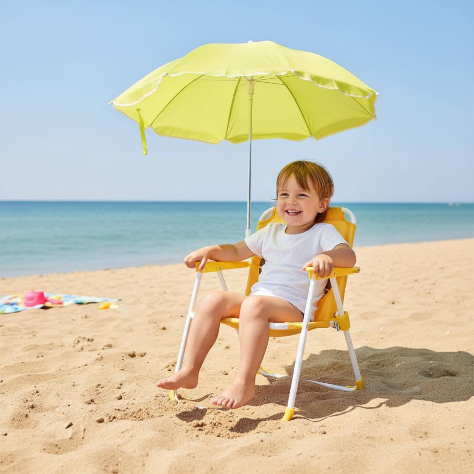 Tragbarer Kinderstuhl mit Sonn – Kids Outdoor Folding Chair Bewertung und Preis
