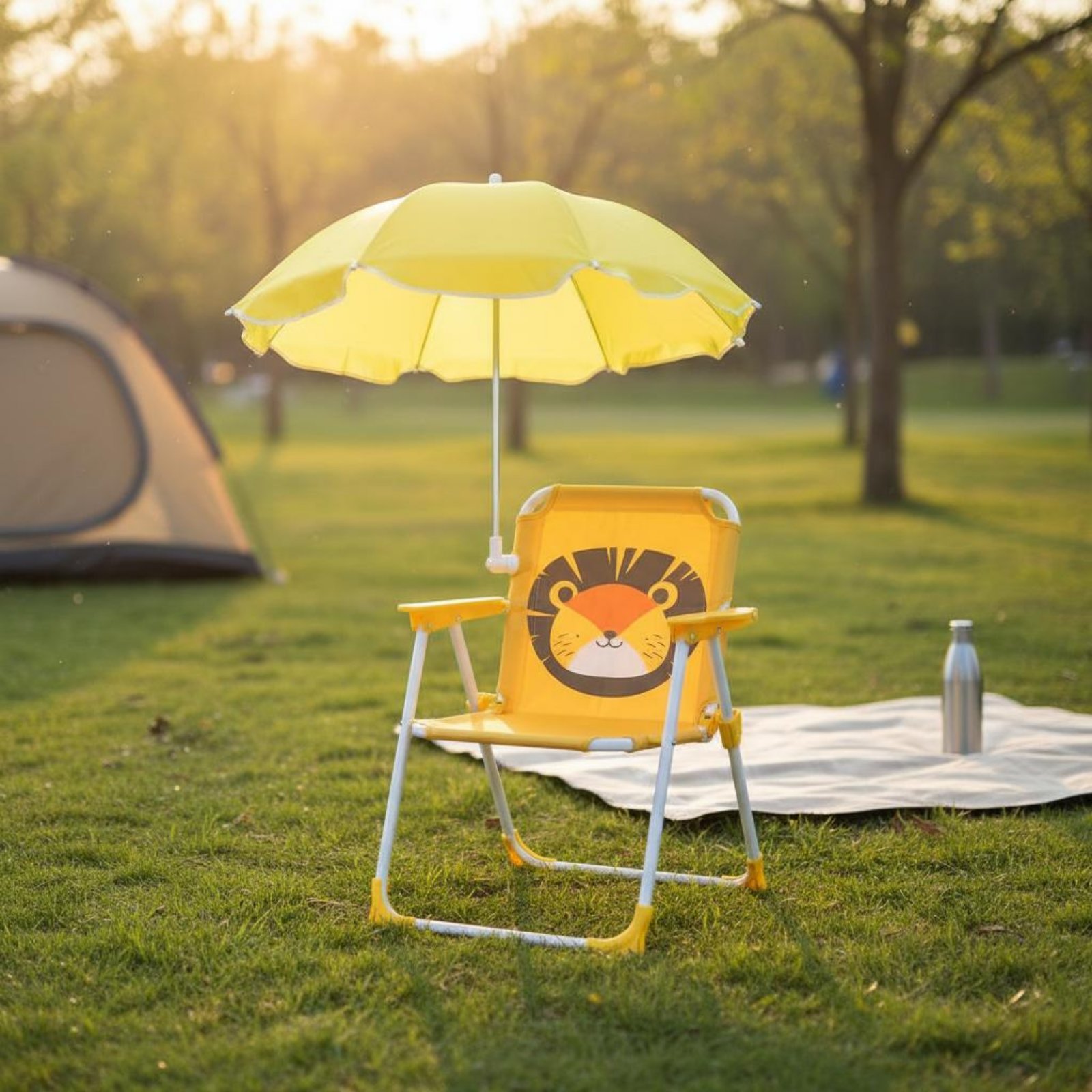 Tragbarer Kinderstuhl mit Sonn – Kids Outdoor Folding Chair Bewertung und Preis
