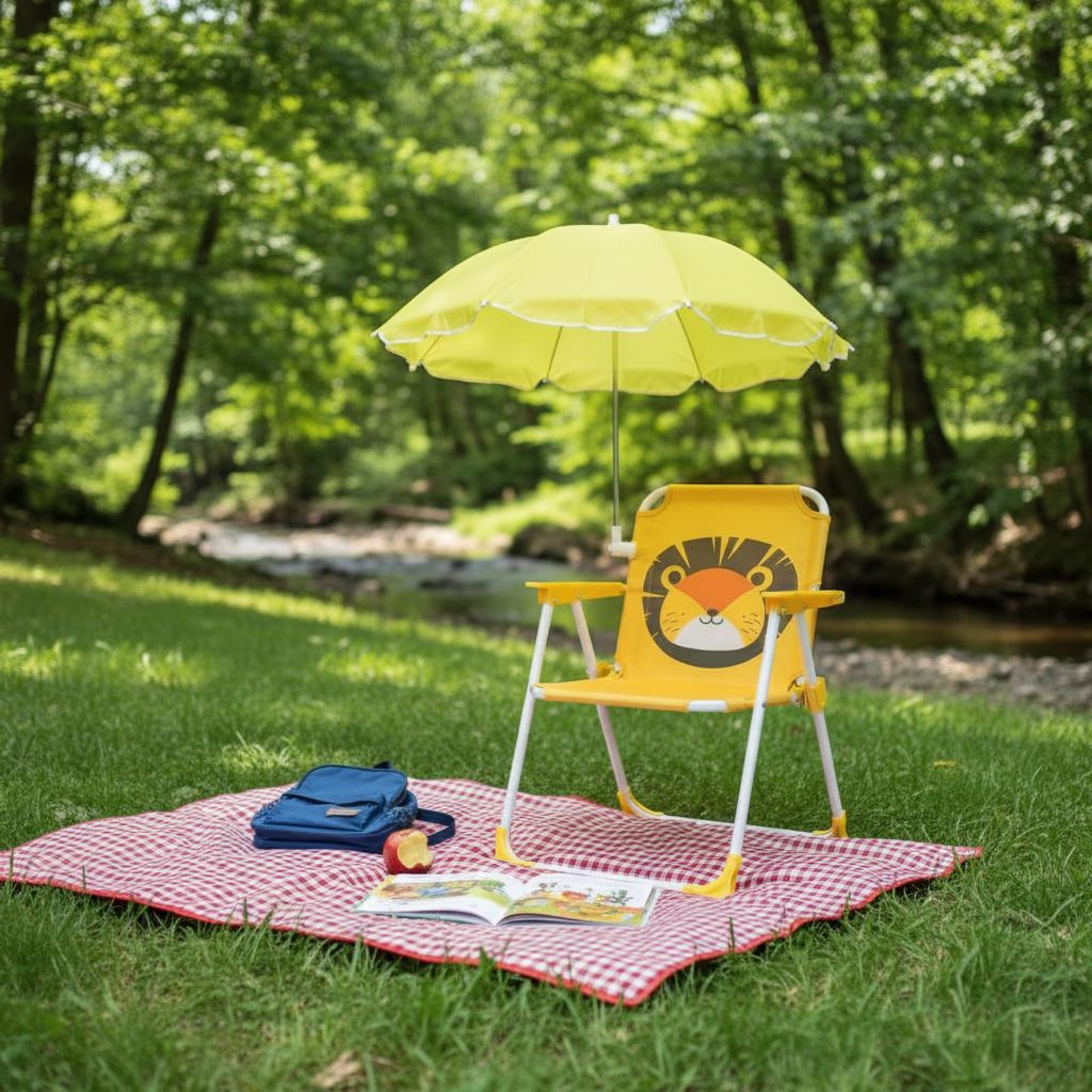 Tragbarer Kinderstuhl mit Sonn – Kids Outdoor Folding Chair Bewertung und Preis